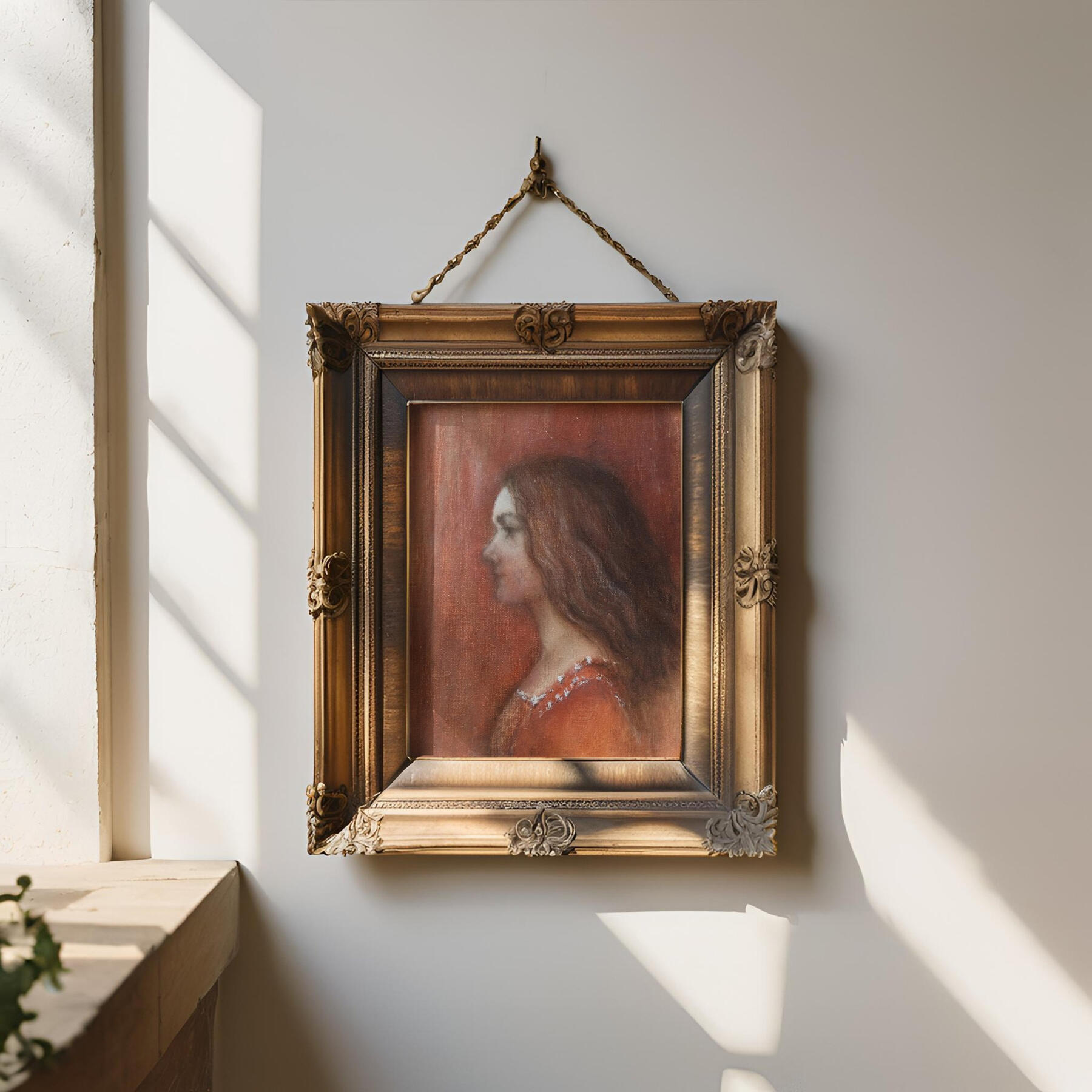 Miss G. — Oil on canvas